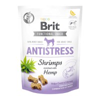 BRIT Care Functional Snack Antistress, Creveți cu Cânepă, recompense funționale fără cereale câini, antistres, 150g - 1