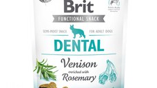 BRIT Care Functional Snack Dental, Vânat cu Rozmarin, recompense funționale fără cereale câini, sensibilități dentare, 150g