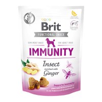 BRIT Care Functional Snack Immunity, Insecte cu Ghimbir, recompense funționale fără cereale câini, imunitate, 150g - 1