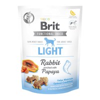 BRIT Care Functional Snack Light, Iepure cu Papaya, recompense funționale fără cereale câini, managemantul greutății, 150g - 1