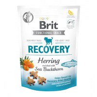 BRIT Care Functional Snack Recovery, Hering cu Cătină albă, recompense funționale fără cereale câini, convalescență, 150g - 1