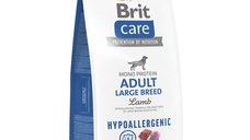 BRIT Care Hypoallergenic, L-XL, Miel, hrană uscată monoproteică câini, sistem imunitar & alergii BRIT Care Hypoallergenic Adult Large Breed, L-XL, Miel hrană uscată monoproteică câini, sistem imunitar & alergii, 12kg + 2kg GRATUIT