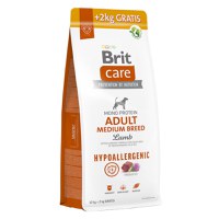 BRIT Care Hypoallergenic, M, Miel, hrană uscată monoproteică câini, sistem imunitar & alergii BRIT Care Hypoallergenic Adult Medium Breed, M, Miel, hrană uscată monoproteică câini, sistem imunitar & alergii, 12kg + 2kg GRATUIT - 1