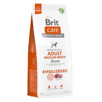 BRIT Care Hypoallergenic, M, Miel, hrană uscată monoproteică câini, sistem imunitar & alergii BRIT Care Hypoallergenic Adult Medium Breed, M, Miel, hrană uscată monoproteică câini, sistem imunitar & alergii, 12kg - 1