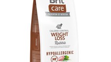 BRIT Care Hypoallergenic Weight loss, XS-XL, Iepure, hrană uscată câini, sistem imunitar & alergii, obezitate, 12kg