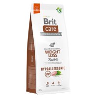 BRIT Care Hypoallergenic Weight loss, XS-XL, Iepure, hrană uscată câini, sistem imunitar & alergii, obezitate, 12kg - 1