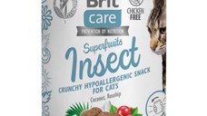 BRIT Care, Insecte, cutie recompense fără cereale pisici, sistem imunitar & alergii, 100g