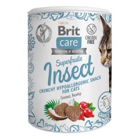 BRIT Care, Insecte, cutie recompense fără cereale pisici, sistem imunitar & alergii, 100g - 1