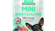 BRIT Care Mini, XS-S, File Iepure și Somon, plic hrană umedă câini, (în sos), 85g