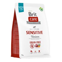 BRIT Care Sensitive, XS-XL, Vânat, hrană uscată fără cereale câini, sistem digestiv, 3kg - 1