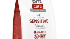 BRIT Care Sensitive, XS-XL, Vânat, hrană uscată fără cereale câini, sistem digestiv, 3kg