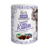 BRIT Care Snack Superfruits Kitten, Pui, recompense fără cereale pisici junior, 100g - 1