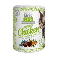 BRIT Care Snack Superfruits, Pui și Cătină, recompense fără cereale pisici, 100g - 1