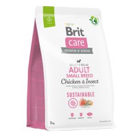 BRIT Care Sustainable, Digest & Relax, XS-S, Pui și Insecte, hrană uscată câini, sistem digestiv BRIT Care Sustainable Adult Small Breed, XS-S, Pui și Insecte, hrană uscată câini, sistem digestiv, 3kg - 1