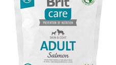 BRIT Care, XS-M, Somon, hrană uscată fără cereale câini, piele & blană BRIT Care Grain-Free Adult, XS-M, Somon, hrană uscată fără cereale câini, piele & blană, 1kg