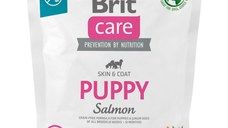 BRIT Care, XS-XL, Somon, hrană uscată fără cereale câini junior, piele & blană BRIT Care Grain-Free Puppy, XS-XL, Somon, hrană uscată fără cereale câini junior, piele & blană, 1kg