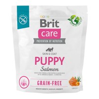 BRIT Care, XS-XL, Somon, hrană uscată fără cereale câini junior, piele & blană BRIT Care Grain-Free Puppy, XS-XL, Somon, hrană uscată fără cereale câini junior, piele & blană, 1kg - 1