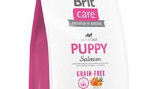 BRIT Care, XS-XL, Somon, hrană uscată fără cereale câini junior, piele & blană BRIT Care Grain-Free Puppy, XS-XL, Somon, hrană uscată fără cereale câini junior, piele & blană, 3kg