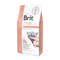 BRIT GF Veterinary Diet Renal, Ou și Mazăre, dietă veterinară pisici, hrană uscată fără cereale, afecțiuni renale, 5kg - 1