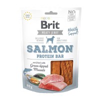 BRIT Jerky Salmon Protein Bar, recompense câini, Batoane proteice Somon, 80g - 1
