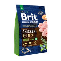 BRIT Premium By Nature Adult Giant Breed, XL, Pui, hrană uscată câini, 3kg - 1