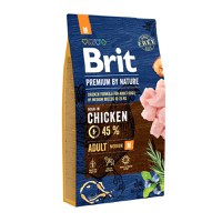 BRIT Premium By Nature Adult Medium Breed, M, Pui, hrană uscată câini, 8kg - 1