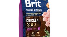 BRIT Premium By Nature Adult Small Breed, XS-S, Pui, hrană uscată câini, 8kg