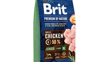 BRIT Premium By Nature Junior Giant Breed, XL, Pui, hrană uscată câini junior, 15kg