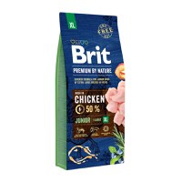 BRIT Premium By Nature Junior Giant Breed, XL, Pui, hrană uscată câini junior, 15kg - 1