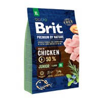 BRIT Premium By Nature Junior Giant Breed, XL, Pui, hrană uscată câini junior, 3kg - 1