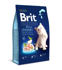 BRIT Premium by Nature Kitten, Pui, hrană uscată pisici junior, 8kg - 1