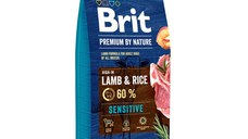 BRIT Premium By Nature Sensitive, Miel, hrană uscată câini, sensibilitați digestive, 15kg