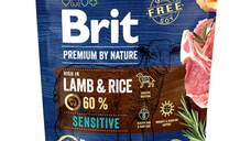 BRIT Premium By Nature Sensitive, Miel, hrană uscată câini, sensibilitați digestive, 1kg