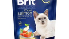 BRIT Premium by Nature, Somon, hrană uscată pisici, 800g