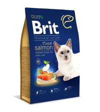 BRIT Premium by Nature, Somon, hrană uscată pisici, 8kg - 1