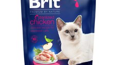 BRIT Premium by Nature Sterilised, Pui, hrană uscată pisici, 800g