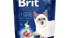 BRIT Premium by Nature Sterilized, Miel, hrană uscată pisici sterilizate, 1.5kg