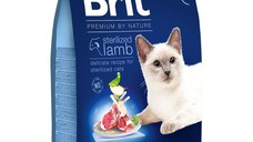 BRIT Premium by Nature Sterilized, Miel, hrană uscată pisici sterilizate, 8kg