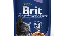 BRIT Premium, Cod, plic hrană umedă pisici, (în sos), 100g