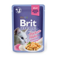 BRIT Premium, File Pui, plic hrană umedă pisici, (în aspic), 85g - 1