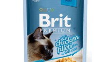 BRIT Premium, File Pui, plic hrană umedă pisici, (în sos), 85g