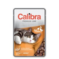 Calibra Cat Pouch Premium Adult Duck and Chicken 100 g - 1