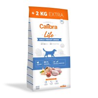 Calibra Dog Life Adult Medium Breed cu Pui, 12kg+2kg GRATUIT - 1