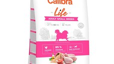 Calibra Dog Life Adult Small Breed cu Pui, 1.5 Kg