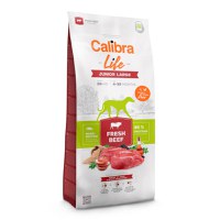 CALIBRA Life Junior Large, L-XL, Vită, hrană uscată monoproteică câini junior, 12kg - 1