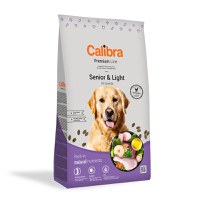 CALIBRA Premium Line Senior & Light, Pui, hrană uscată câini senior, 12kg - 1