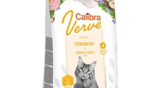 CALIBRA Verve GF Sterilised, Pui și Curcan, hrană uscată fară cereale pisici sterilizate, 3.5kg