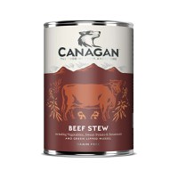 CANAGAN Beef Stew, XS-XL, Vită, conservă hrană umedă fără cereale câini junior & adult, (în supă), 400g - 1