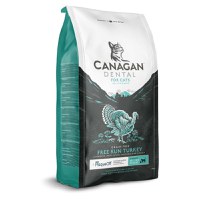 CANAGAN Dental, Curcan, hrană uscată fără cereale pisici junior & adult, sensibilități dentare, 4kg - 1