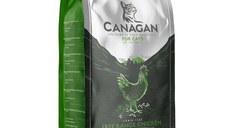 CANAGAN Free Range Chicken, Pui, hrană uscată fără cereale pisici junior & adult, 375g